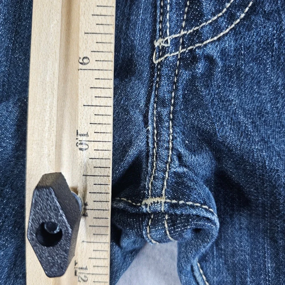 Y2K Levis 501 Jeans Mens 34x30 (32x28) Blue Denim Button Fly Classic Straight